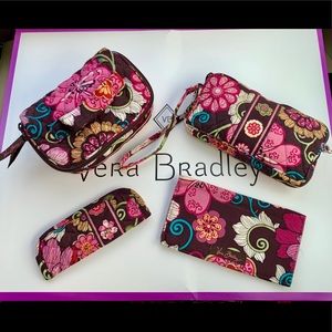 Vera Bradley Set of 4 Matching Accessories